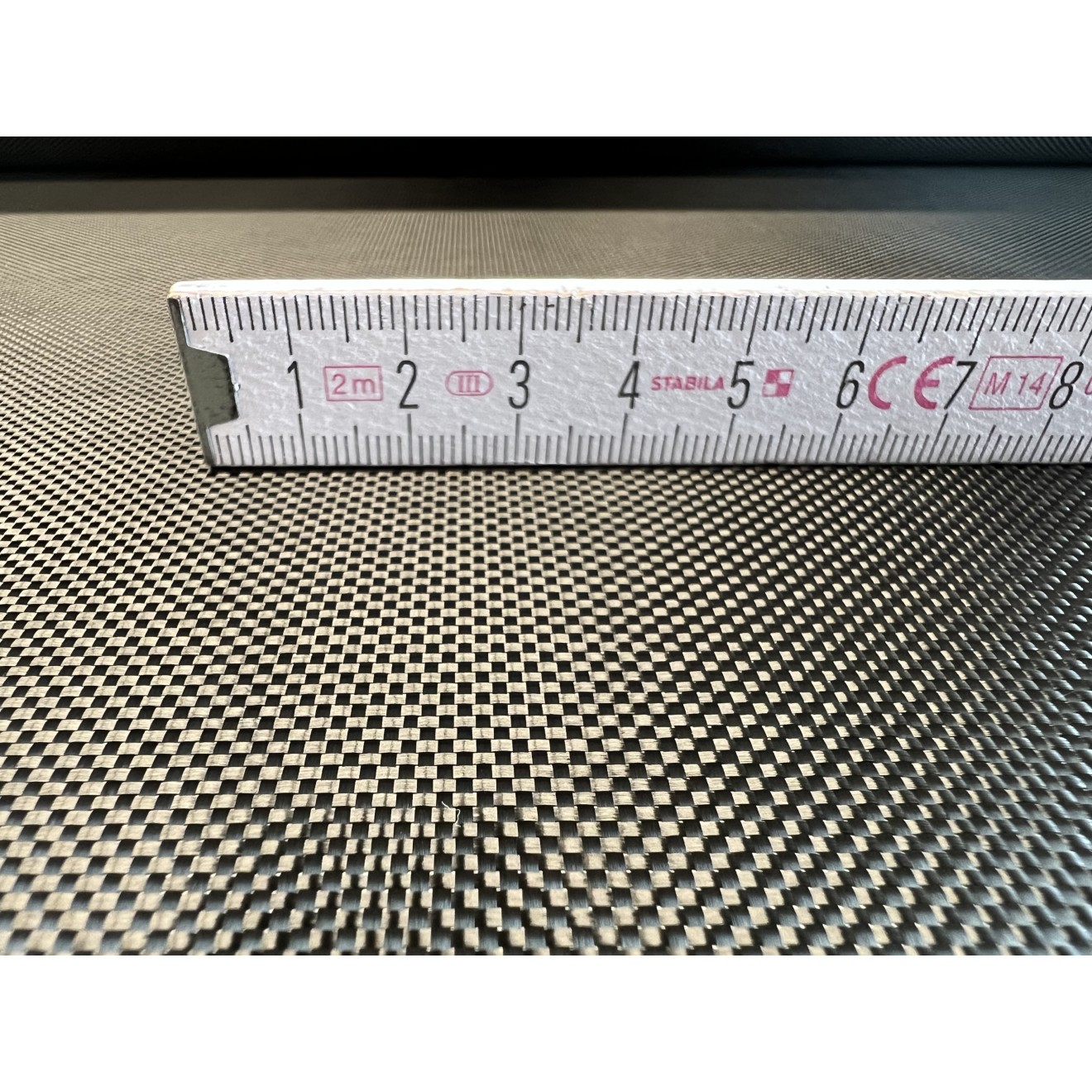 1K Tejido de fibra de carbono 120g/m², tafetán