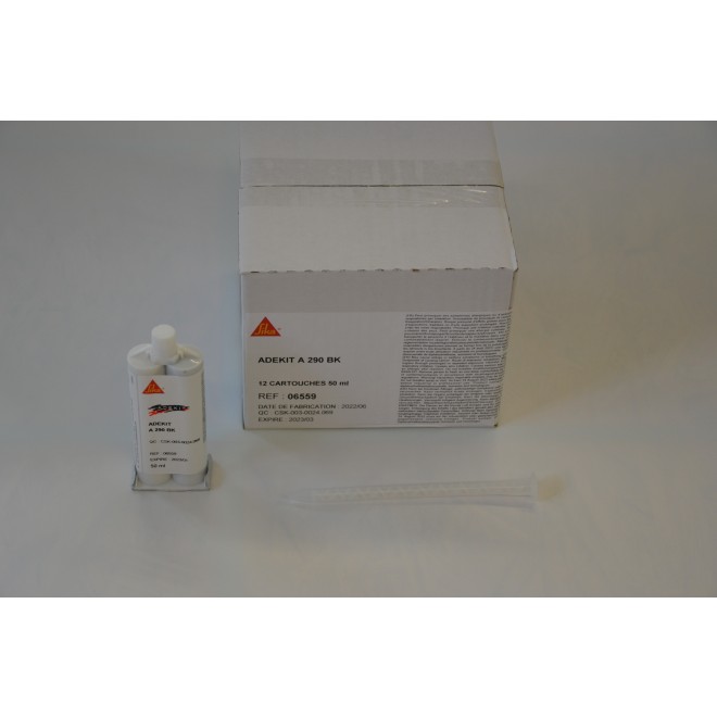 SikaForce®-490 L03 negro (Adekit A290, H6290), 50ml-Cartuchos