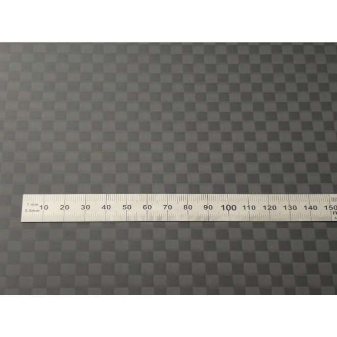 Carbon Fiber/Epoxy Sheet 600x480mm, surface matt finish, thickness 2mm