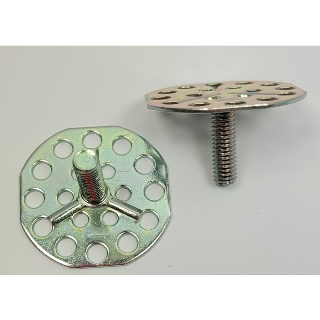 Fijación con perno roscado M6x20, galvanizada
