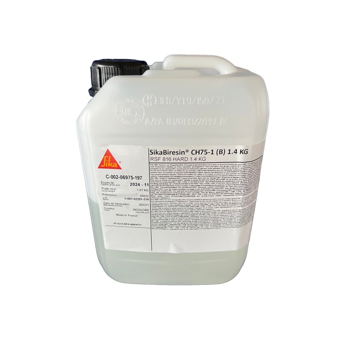 SikaBiresin CR75 Resina Epoxi (RSF816 G) + CH75-1 Endurecedore Kit 4,9kg
