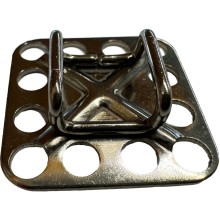 Befestigungselemente Edelstahl mit Kabelhalter 16x12mm², CableTyrap-12