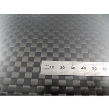 CFK-Platte 600x480mm, beidseitig matt, Stärke 2mm, Designgewebe