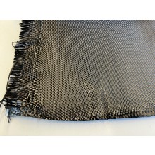 Woven carbon fiber fabric 3K 206g/m² plain weave, width 870mm, roll length 5,9m, B-Stock