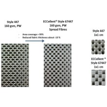 ECCellent Woven carbon fiber fabric, 160g/m² plain weave spread
